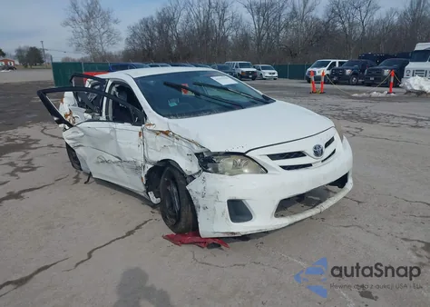 2011 Toyota Corolla Le z USA, uszkodzony, nr VIN 2T1BU4EE5BC684383